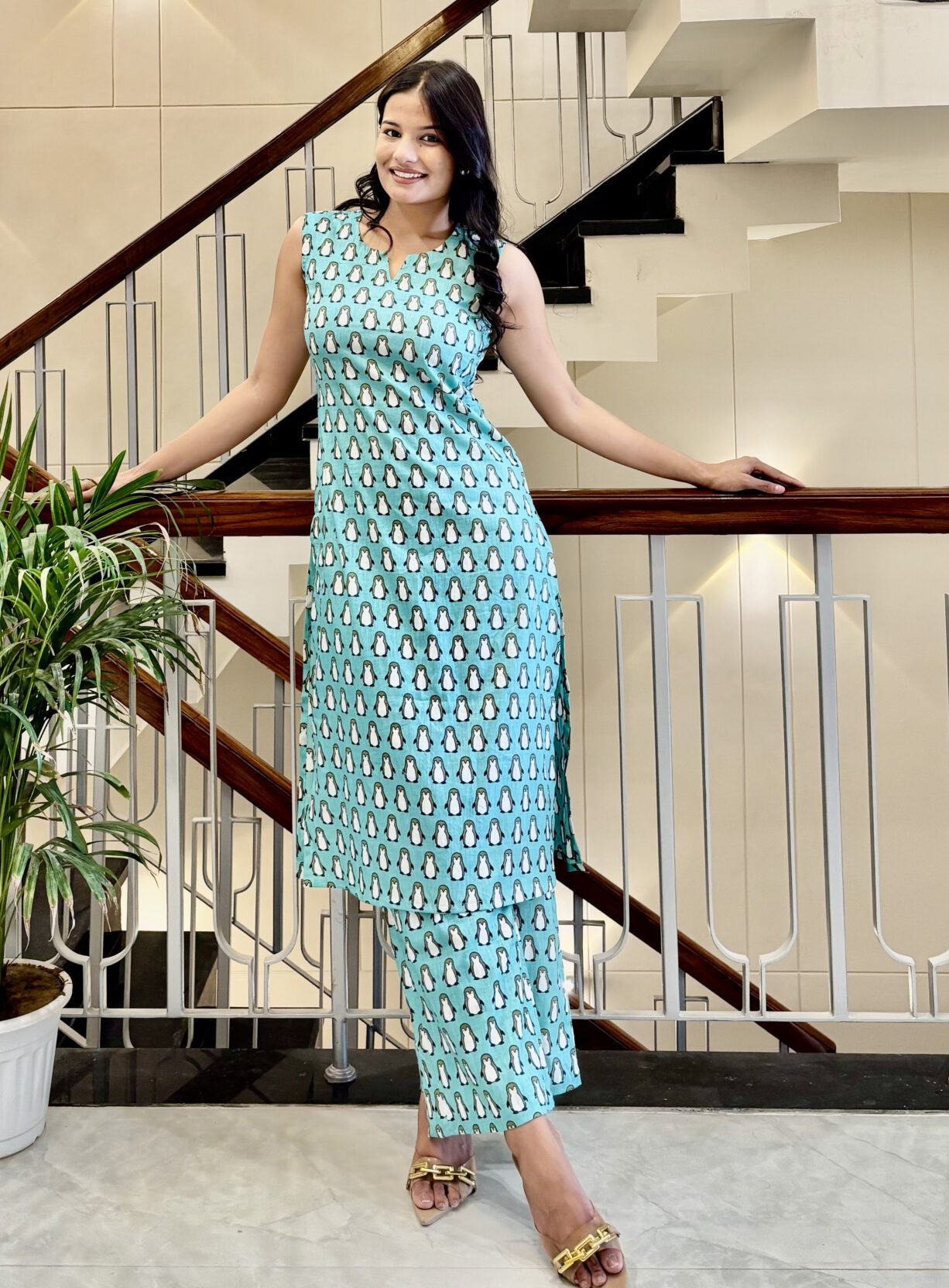 Gharana Printed Cotton Co-ord Set